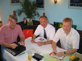 Von links: Kreistagsfraktionssprecher Bernd Becker, Regierungsdirektor Hermann-Josef Gundlach, MdL Thorsten Wehner