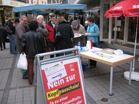 Innerhalb kurzer Zeit wurden knapp 100 Unterschriften gesammelt.